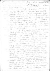 Carta de Eugenio Xammar a Carlos Esplá. Ginebra, 4 de diciembre de 1962