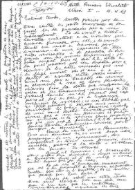 Carta de Eugenio Xammar a Carlos Esplá. Viena, 4 de abril de 1963