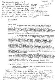 Carta de Eugenio Xammar a Carlos Esplá. Barcelona, 16 de noviembre de 1916