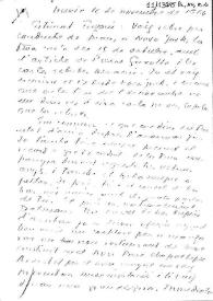 Carta de Carlos Esplá a Eugenio Xammar. 16 de noviembre de 1964