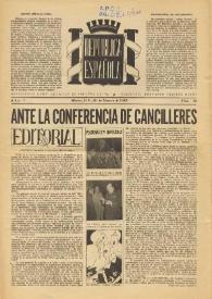 República Española (México D. F.). Año 1, número 18, 28 de febrero de 1945