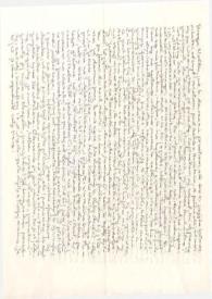 Carta dirigida a Aniela Rubinstein, 18-05-1952