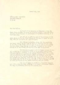 Carta dirigida a Arthur Rubinstein. Rio de Janeiro (Brasil), 12-03-1973