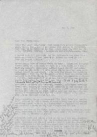 Carta dirigida a Aniela Rubinstein, 02-05-1963