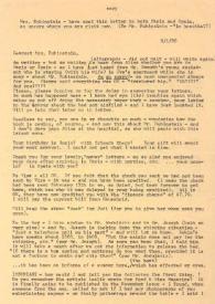 Carta dirigida a Aniela Rubinstein, 01-08-1980