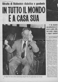 Ritratto di Rubinstein diabolico e gaudente : In tutto il mondo è a casa sua