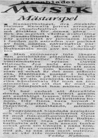 Musik : Mästerspel