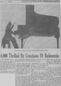 4.000 thrilled by greatness of Rubinstein