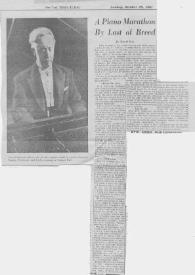 A piano marathon by last of breed