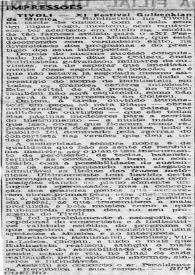 Tivoli : XI festival Gulbenkian de musica