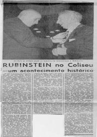 Rubinstein no Coliseu : um acontecimento histórico
