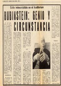 Rubinstein : genio y circunstancia