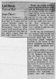 LSO / Previn : Festival Hall