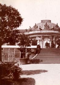 Plano general de la fachada del Palacio 'Sans Souci'