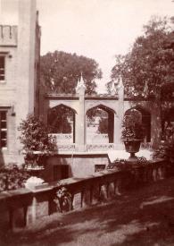 Plano de un lateral del Palacio Babelsberg, donde vivió el Emperador Guillermo I, antes de ser proclamado rey de Prusia
