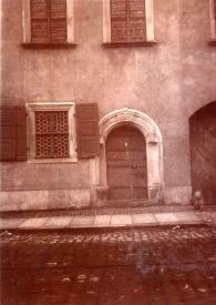Plano general de la fachada de la casa de Melancthon