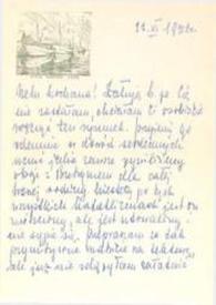 Carta dirigida a Aniela Rubinstein, 11-06-1958
