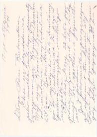 Carta dirigida a Aniela Rubinstein, 17-01-1971