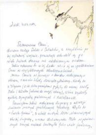 Carta dirigida a Aniela Rubinstein, 04-04-1984