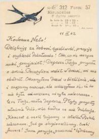 Carta dirigida a Aniela Rubinstein. Varsovia (Polonia), 11-04-1962