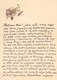 Carta dirigida a Aniela Rubinstein. Varsovia (Polonia), 02-02-1973