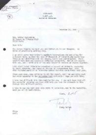 Carta dirigida a Aniela Rubinstein. Jerusalén (Israel), 27-12-1982