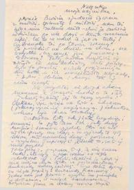 Carta dirigida a Aniela Rubinstein