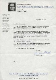 Carta dirigida a Aniela Rubinstein, 30-09-1988