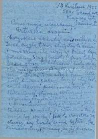 Carta dirigida a Aniela, Arthur Rubinstein y sus hijos. Kansas City (Missouri), 18-04-1955