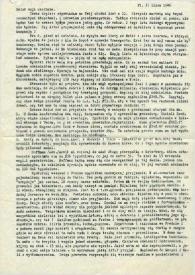 Carta dirigida a Aniela Rubinstein, 25-07-1946