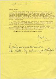 Carta dirigida a Aniela Rubinstein. Beverly Hills (California), 31-05-1956