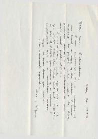 Carta dirigida a Aniela Rubinstein. Boston (Massachusetts), 26-05-1987