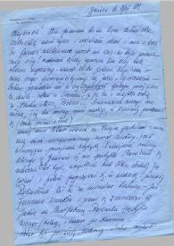 Carta dirigida a Aniela Rubinstein. Ginebra (Suiza), 02-11-1962