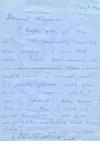 Carta dirigida a Aniela Rubinstein. Nueva York, 09-05-1962