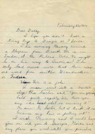 Carta dirigida a Arthur Rubinstein. Los Angeles, California (Estados Unidos), 20-02-1944