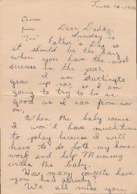 Carta dirigida a Arthur Rubinstein. Los Angeles, California (Estados Unidos), 16-06-1944