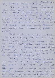 Carta dirigida a Aniela y Arthur Rubinstein. Beverly Hills, California (Estados Unidos), 22-03-1950