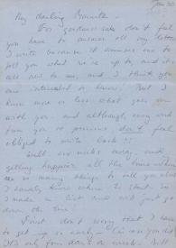 Carta dirigida a Aniela Rubinstein. Andover, Massachusetts (Estados Unidos), 30-01-1957