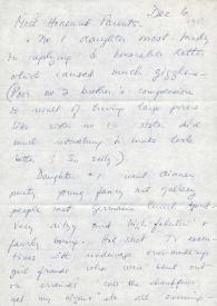 Carta dirigida a Aniela y Arthur Rubinstein. Nueva York (Estados Unidos), 06-12-1968