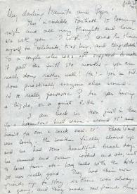 Carta dirigida a Aniela y Arthur Rubinstein. Nueva York (Estados Unidos), 23-07-1972