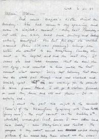 Carta dirigida a Aniela Rubinstein. París (Francia), 06-12-1989