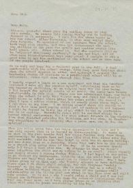 Carta dirigida a Aniela Rubinstein. Nueva York (Estados Unidos), 29-06-1975
