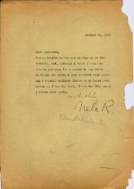 Carta a Lanfranco, 26-10-1962