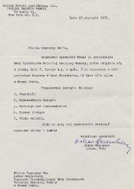 Carta dirigida a Arthur Rubinstein. Nueva York (Estados Unidos), 27-01-1958