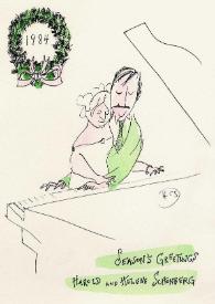 Postal dirigida a Aniela Rubinstein