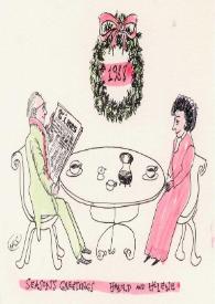 Tarjeta dirigida a Aniela Rubinstein