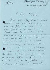 Carta dirigida a Aniela Rubinstein. Bievres (Francia)