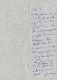 Carta dirigida a Aniela Rubinstein, 21-12-1971