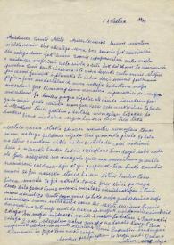 Carta dirigida a Aniela Rubinstein, 01-04-1962