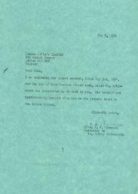Carta dirigida a, 09-05-1974